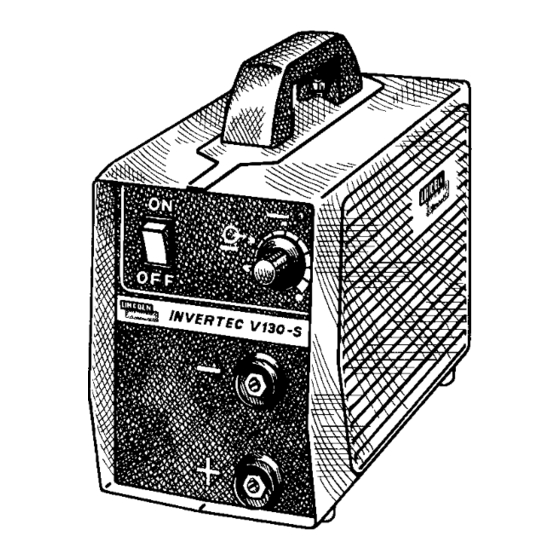 Lincoln Global INVERTEC V100-S Operator's Manual