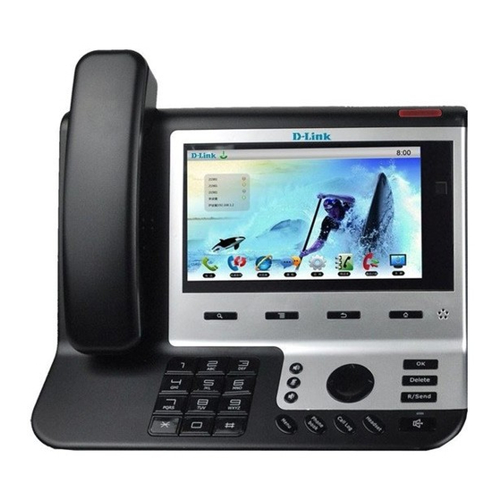 D-Link DPH-850S IP Video Phone Manuals