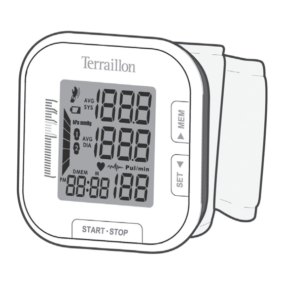 Terraillon Tensio Instruction Manual
