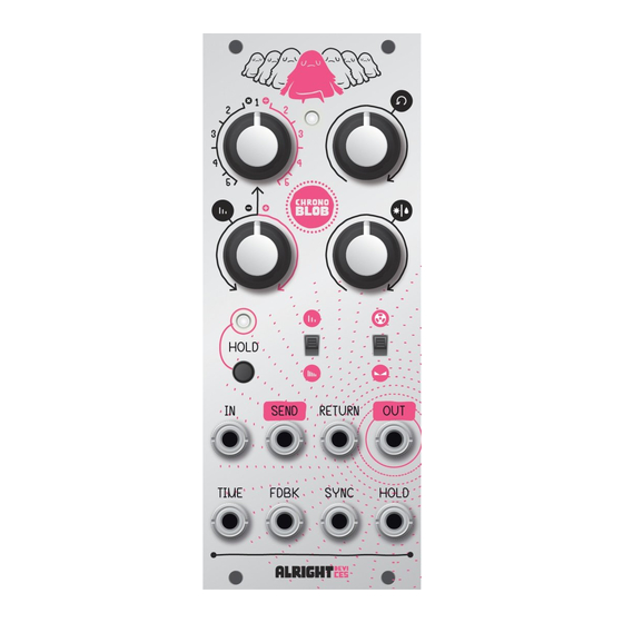 ALRIGHT DEVICES Chronoblob User Manual