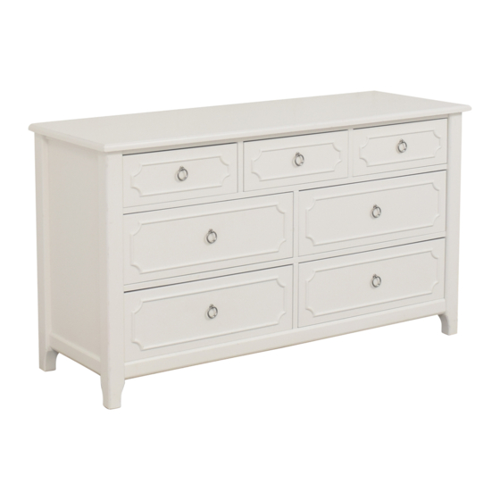 pottery barn kids AVA REGENCY XW DRESSER Assembly Instructions