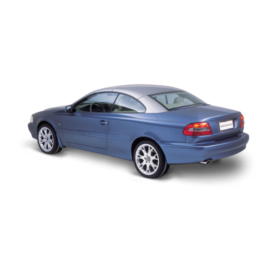Volvo C70 Coupe 2002 Manual