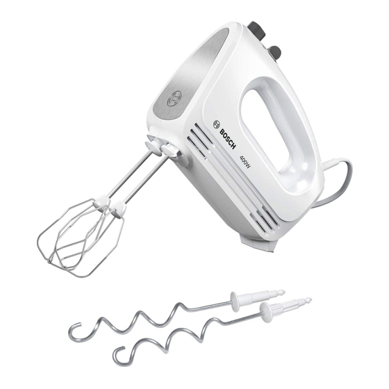 Bosch MFQ2 GB Series Hand Mixer Manuals