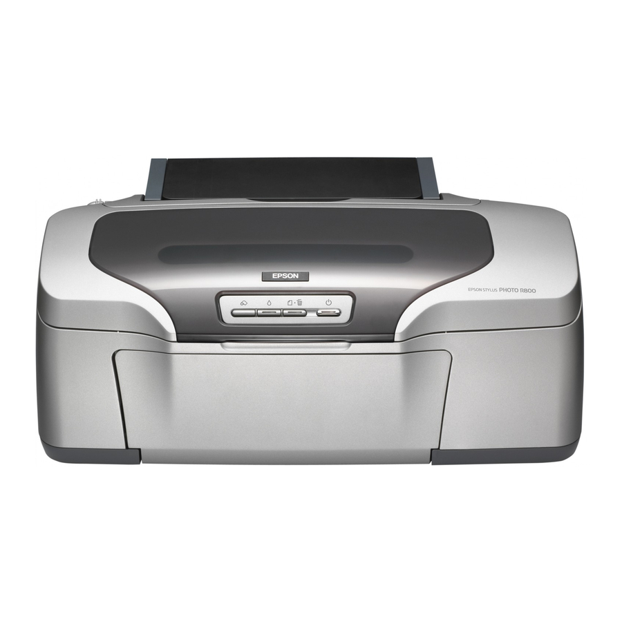 Epson Stylus PHOTO R800 Setup