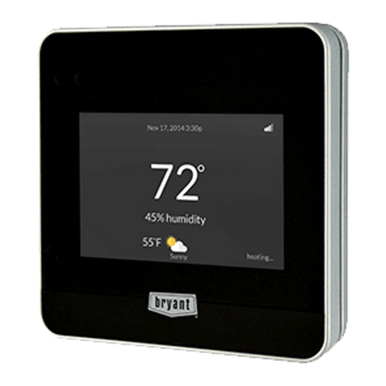Bryant IIT6-WEM-02 Wi-Fi Thermostat Manuals