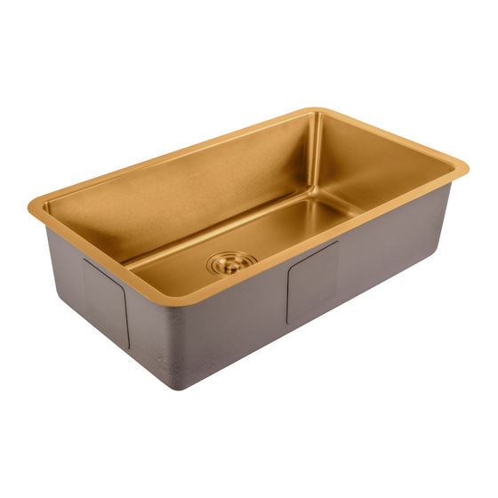 Sanipex AQUAECO INS-ORI-U-SINK Installation Manual
