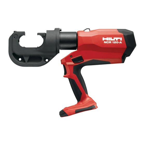 Hilti NCR 120 PC-A22 Manual