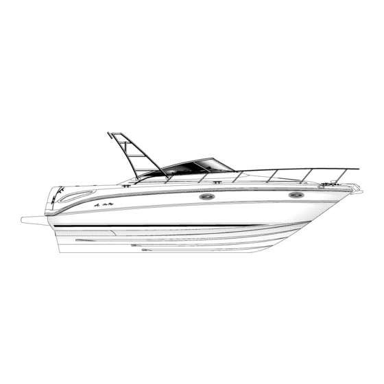Sea Ray 290 Amberjack Owner's Manual Specific Information