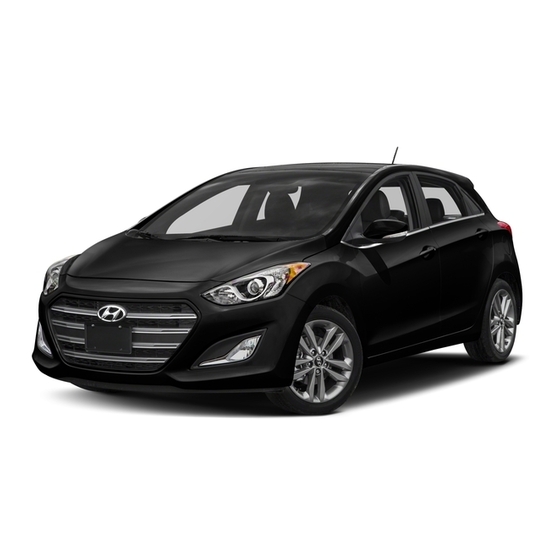 Hyundai Elantra GT User Manual