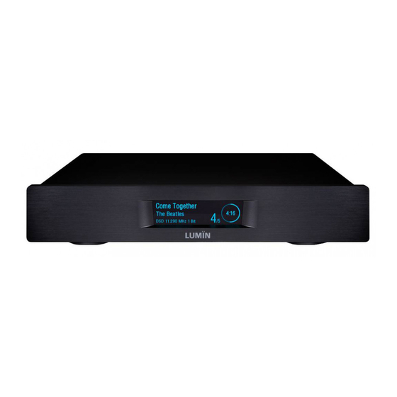 Lumin U1 Quick Start Manual