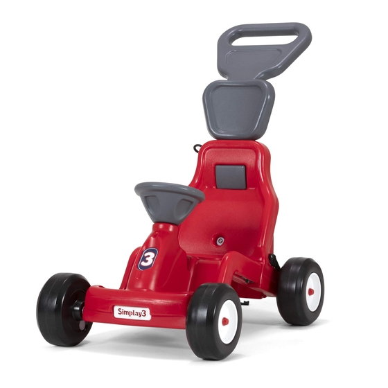 Simplay3 Fold & Go Rally Racer 21902 Quick Start Manual