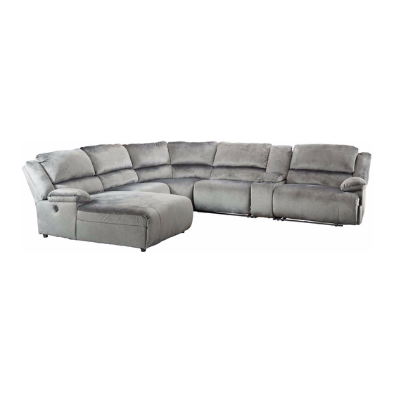 User Manuals: Furniture of America CM6853 Sectional