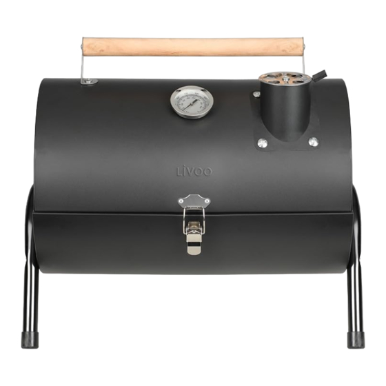 Livoo DOC269 Portable Smoker Barbecue Manuals