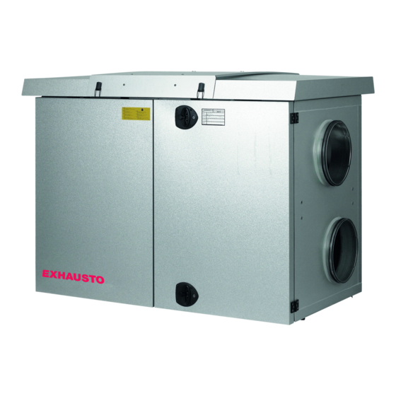 Exhausto VEX240HX Installation Manual