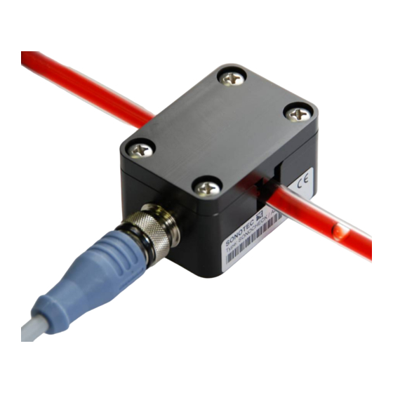 Sonotec SONOCHECK ABD06 Series Operating Manual