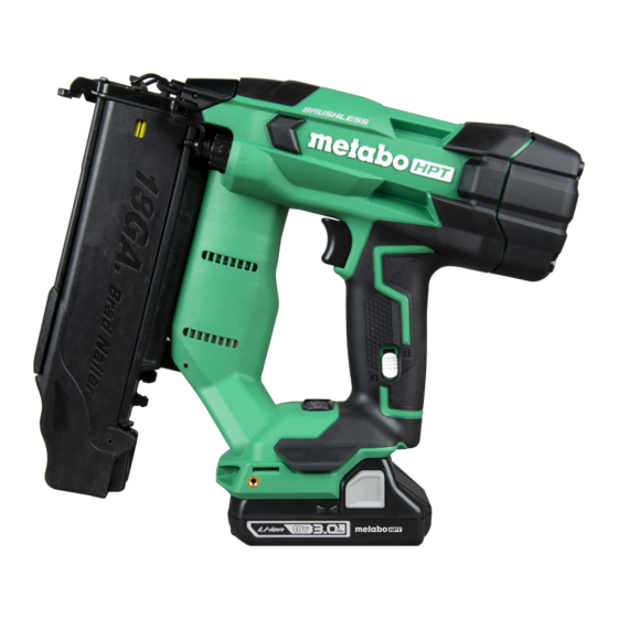 Metabo HPT NT1850DFT Instruction Manual