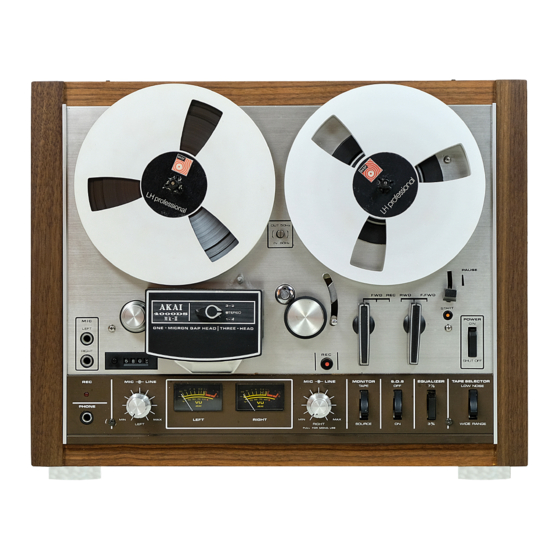 Akai 4000DS Service Manual