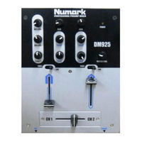 Numark DM925 Owner's Manual