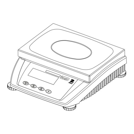 OHAUS Ranger Operating Instructions Manual