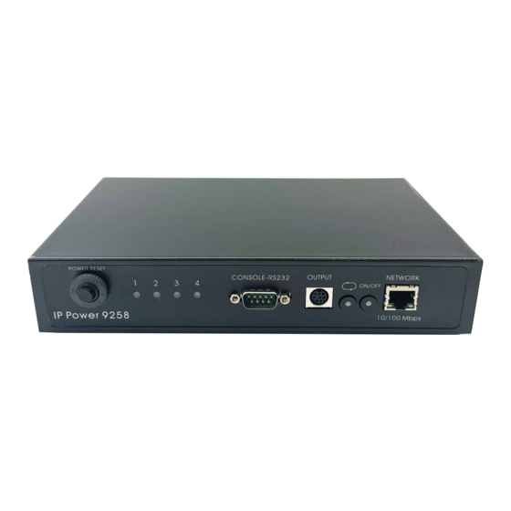 IP Power 9258 User Manual