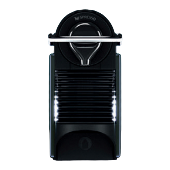 Nespresso Pixie Clips D60C Instruction Manual