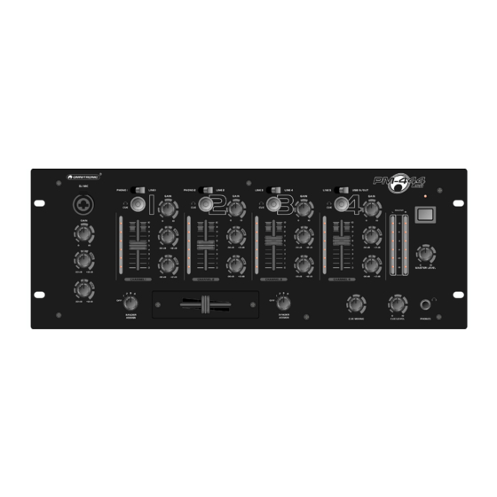 Omnitronic PM-444USB User Manual