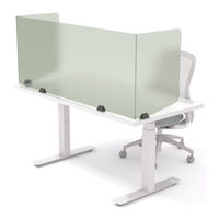 3Form SimpleSpec Desk Partition U 200.70 Installation Manual