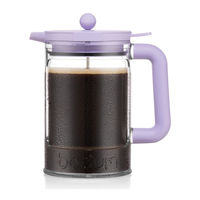 Bodum BEAN K11683-10-360S-Y20 Instructions For Use Manual