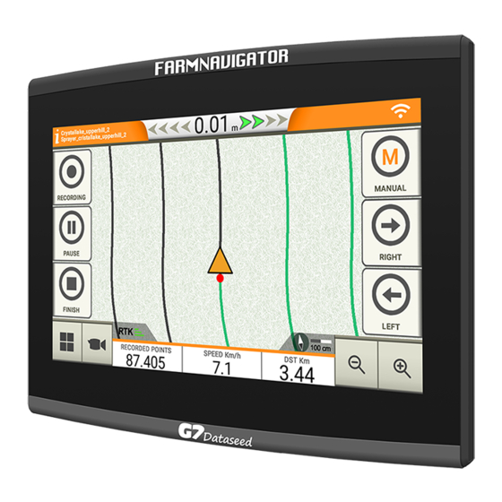 Farmnavigator G7 Dataseed Installation Manual