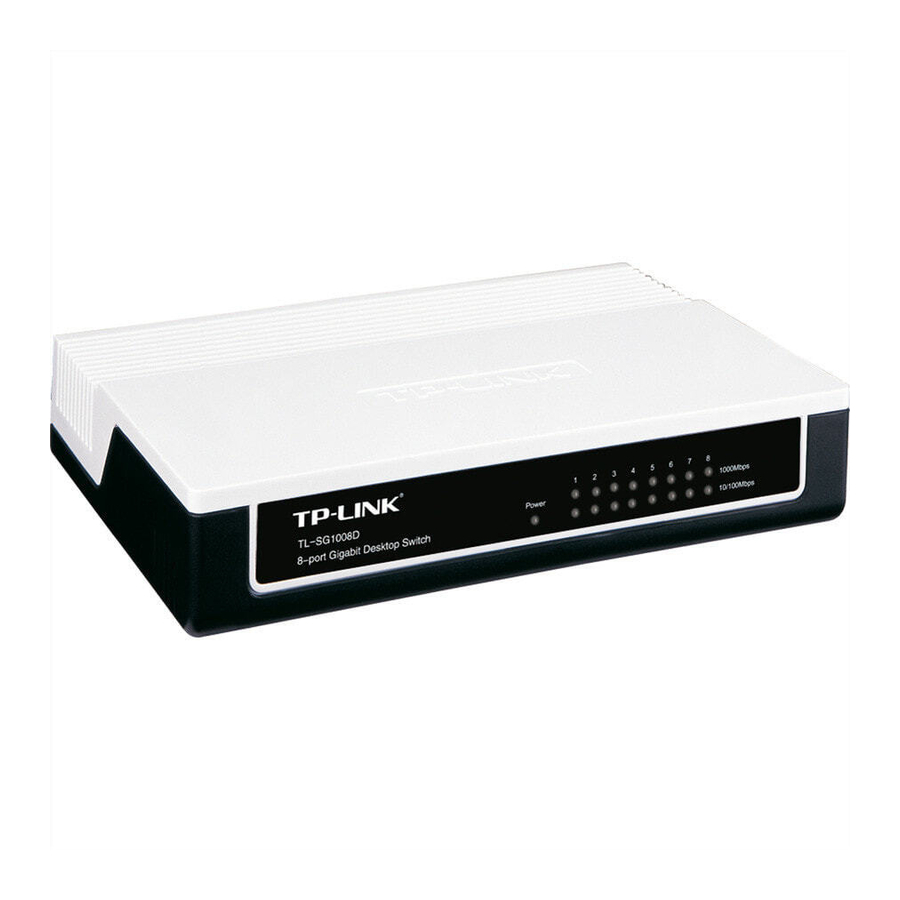 TP-Link TL-SG1008D User Manual