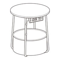 Songmics VASAGLE LET228 Assembly Instructions Manual