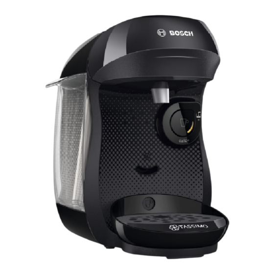 Bosch TASSIMO happyfriendly TAS10 Series Information For Use