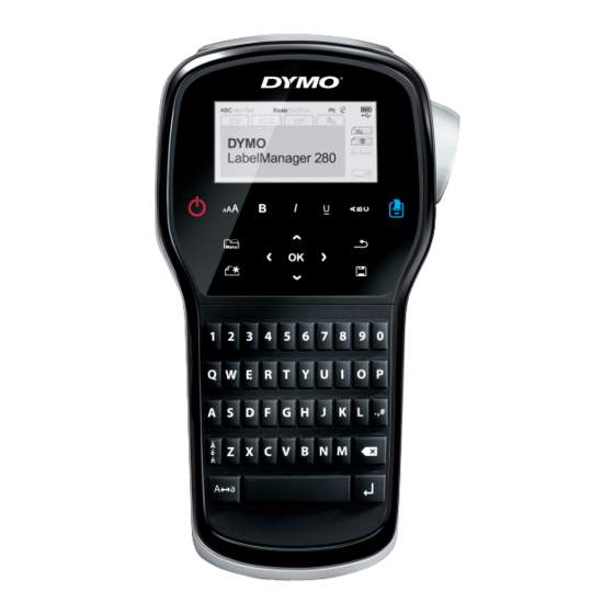 Dymo LabelManager® 280 with 2 D1 Label Cassettes Manuals