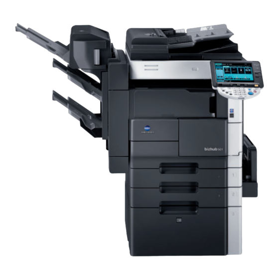 Konica Minolta Bizhub 501 User Manual