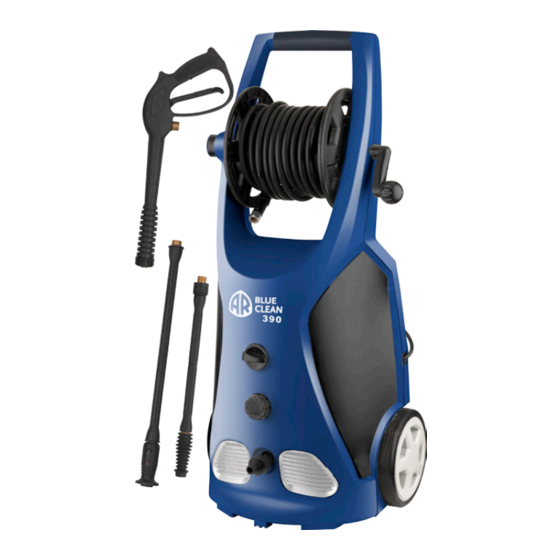 Blue Clean AR390 Operating Instructions And Parts List Manual