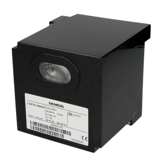 Siemens LGK16.333A27 Manual