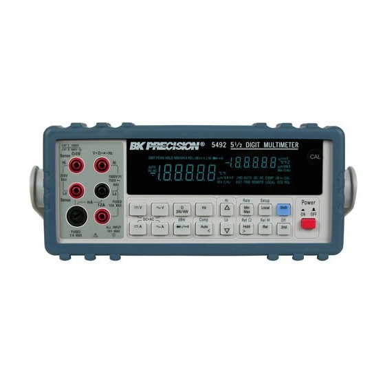 BK Precision 5492 Manual