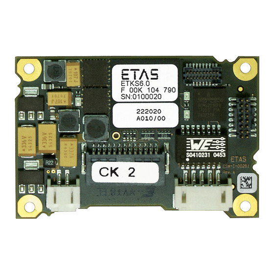ETAS ETK-S6.0 User Manual