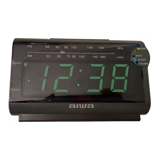 Aiwa FR-A560 Operating Instructions Manual