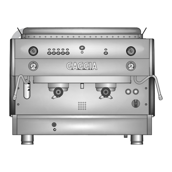 Gaggia D90 Evolution Operating Instructions Manual