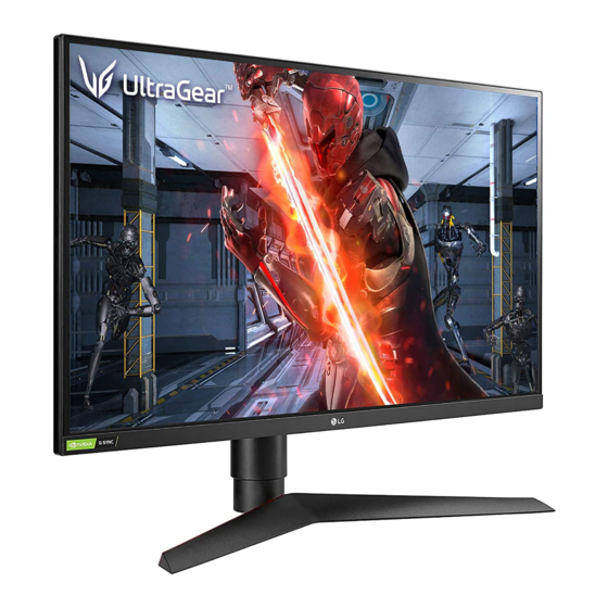 LG UltraGear 27GL650F Manual