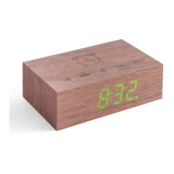 GINGKO click clock Manual
