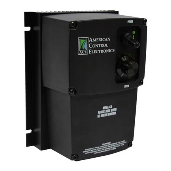 American Control Electronics PAT440 Quick Start Manual
