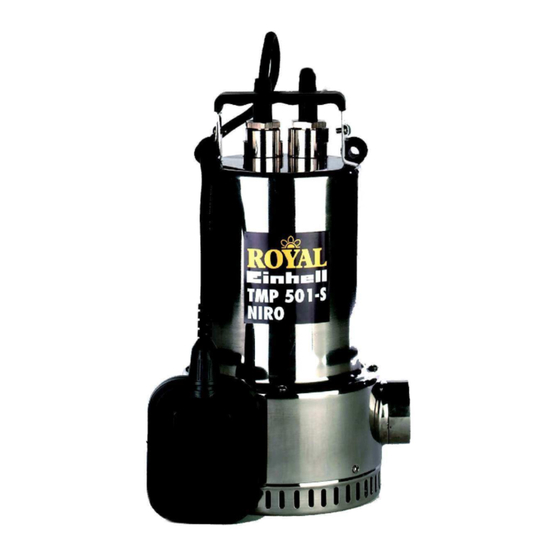 EINHELL ROYAL TMP 501-S NIRO Operating Instructions Manual