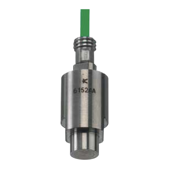 Kistler 6152B Series Quick Start Installation
