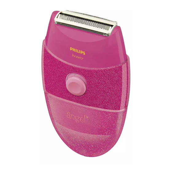 Philips Ladyshave HP6301/00 User Manual
