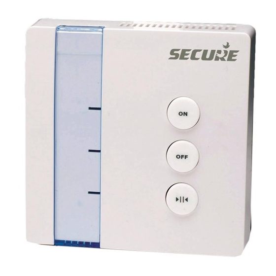 Secure SSR303 User And Installation Instructions Manual