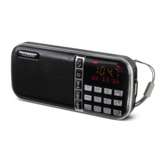 BUDDEE BD903204-BK Portable AM/FM Radio Manuals