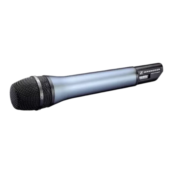Sennheiser SKM 3072-U Instructions For Use Manual