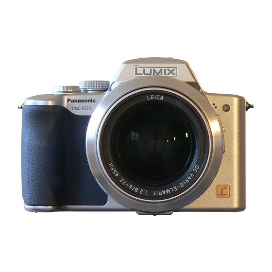Panasonic DMC-FZ20EG Service Manual